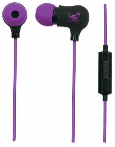 Manhattan Nova In-ear Binaural Black,Purple