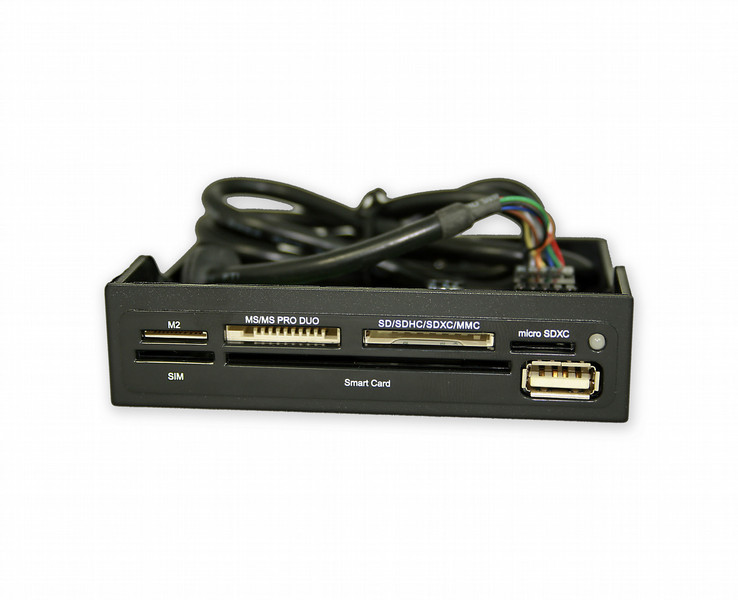 CoolBox CRCOOCR604 Внутренний USB 2.0 Черный устройство для чтения карт флэш-памяти