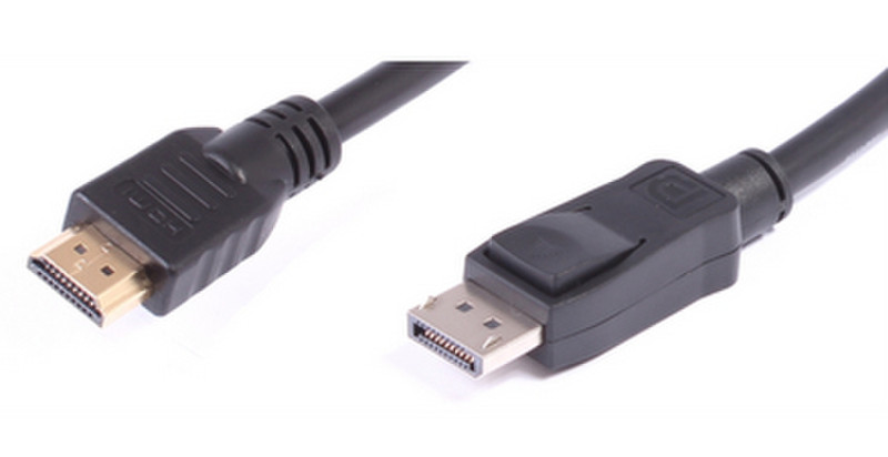 Uniformatic 2m DisplayPort - HDMI m/m 2m DisplayPort HDMI Schwarz