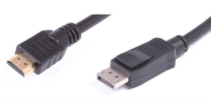 Uniformatic 2m DisplayPort - HDMI m/m 2m DisplayPort HDMI Black