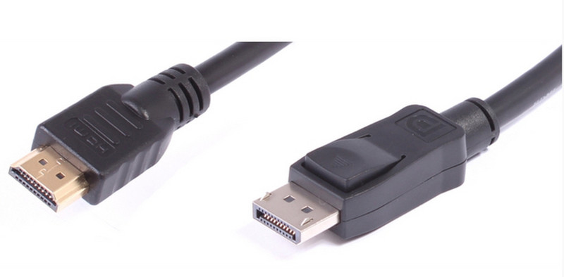 Uniformatic 3m DisplayPort - HDMI m/m 3m DisplayPort HDMI Schwarz