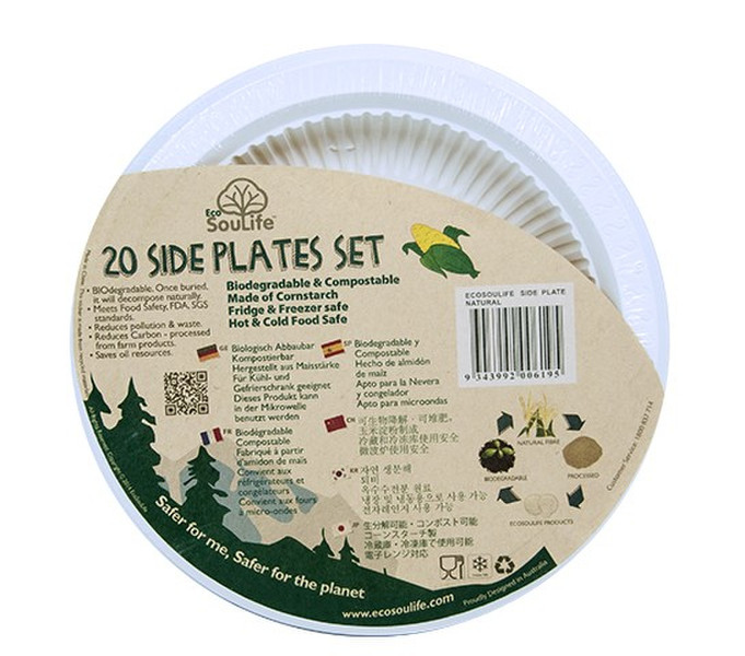 EcoSouLife Cornstarch S.Plate Plate