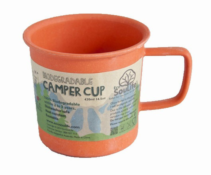 EcoSouLife Camper Cup Оранжевый 1шт