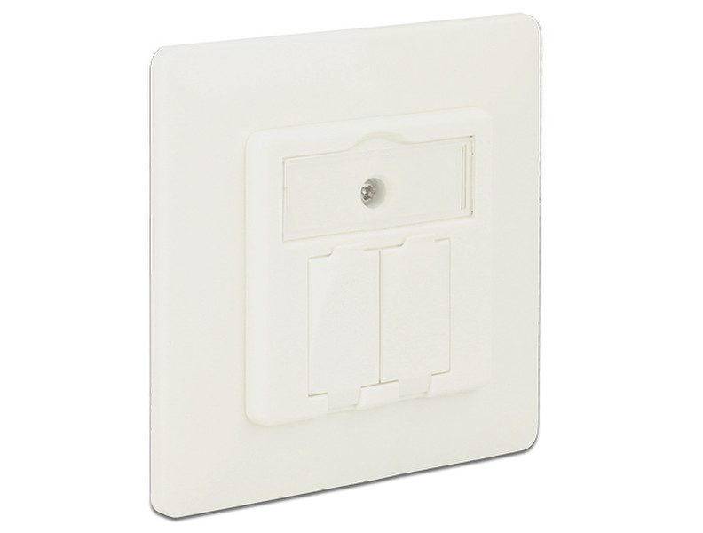 DeLOCK 86219 RJ-45 White socket-outlet