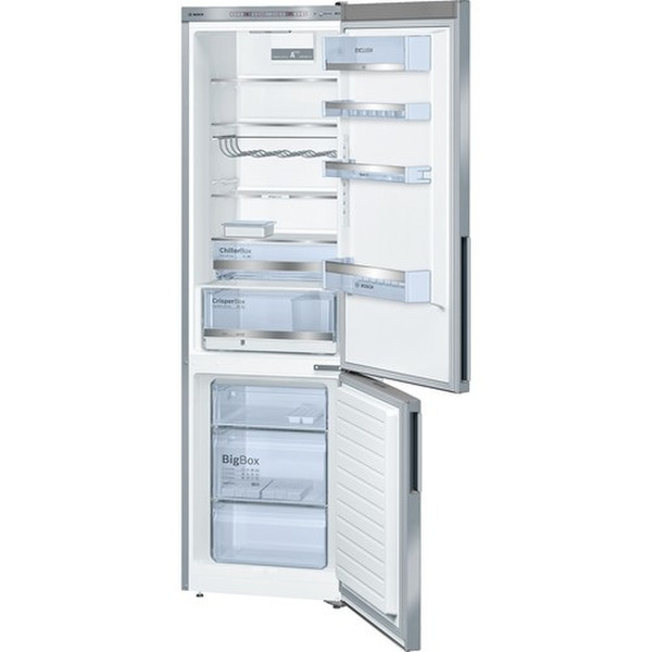 Bosch KGE39EI46 freestanding 249L 88L A+++ Stainless steel fridge-freezer
