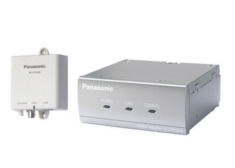 Panasonic WJ-PR201 45Мбит/с Cеребряный, Белый сетевой медиа конвертор