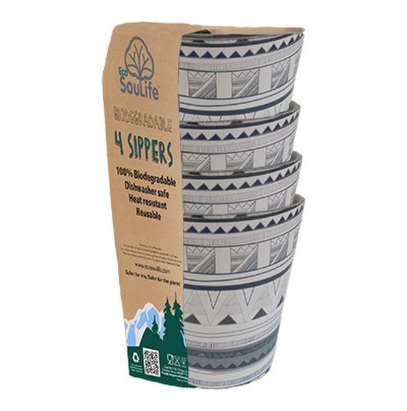 EcoSouLife Sipper Cups Mehrfarben 4Stück(e)