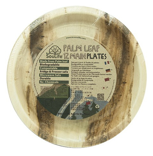 EcoSouLife Palm Leaf M.Plate Тарелка