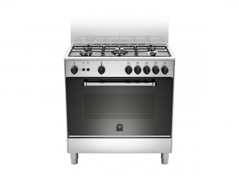 Bertazzoni La Germania AM8 5C 61 D XT Freistehend Gaskochfeld A Edelstahl Küchenherd