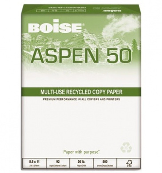 Boise Aspen 50 Tabloid (279×432 mm) White inkjet paper