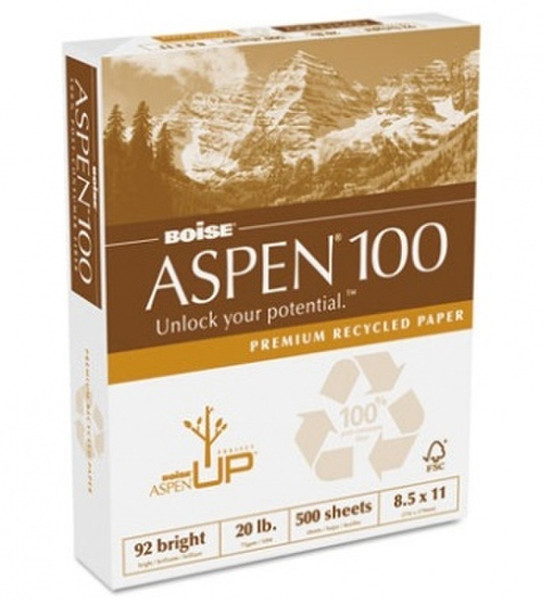 Boise Aspen 100 Letter (215.9×279.4 mm) Белый бумага для печати