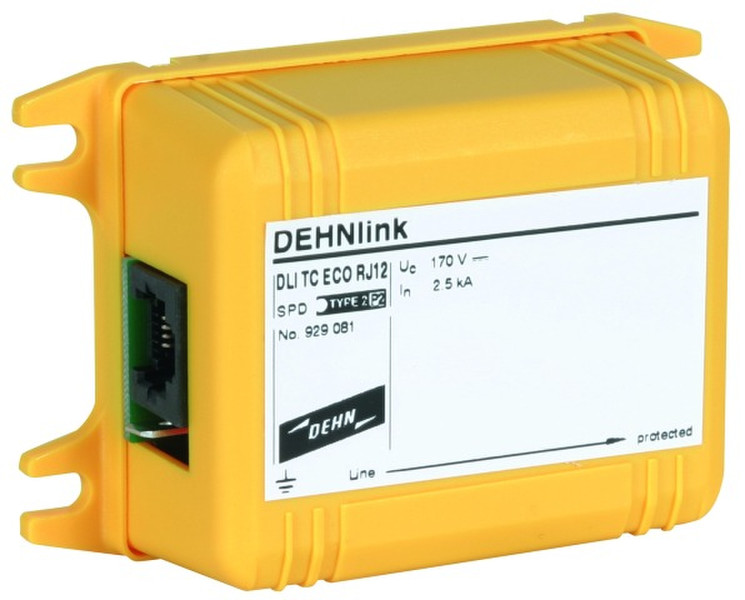 DEHN DLI TC ECO RJ12 130В Желтый сетевой фильтр