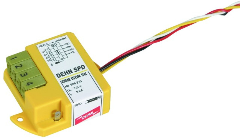 DEHN DSM ISDN SK 5V Yellow surge protector