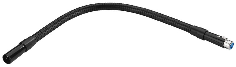 Monacor GN-40XLR/SW XLR (3-pin) XLR (3-pin) Черный, Металлический аудио кабель