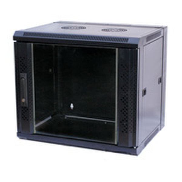 Value 26.99.0158 Wall mounted 18U Black rack