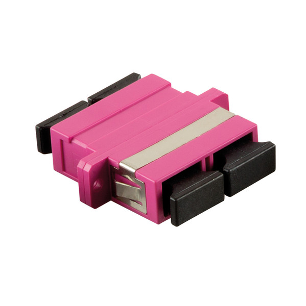 LogiLink SC/SC SC/SC 1pc(s) Pink fiber optic adapter