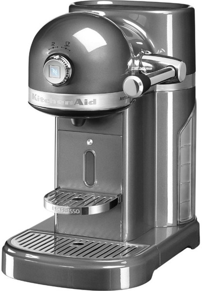 KitchenAid 5KES0503 Отдельностоящий Semi-auto Капсульная кофеварка 1.4л Серый