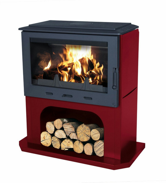 Deville Arche Firewood Black,Red stove