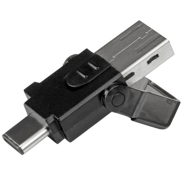 StarTech.com MSDREADU3CA USB 3.0 (3.1 Gen 1) Type-A/Type-C Schwarz Kartenleser