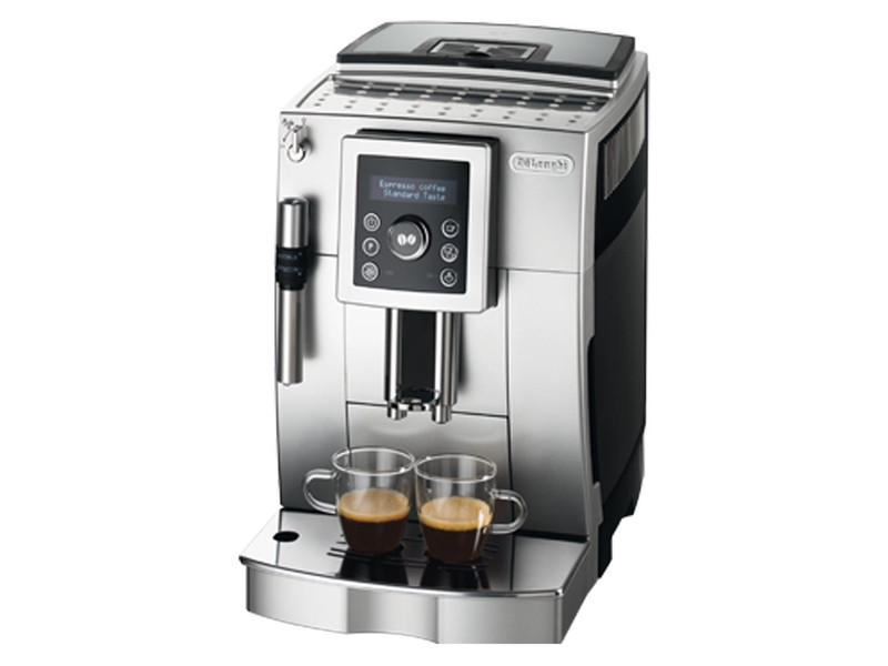 DeLonghi ECAM 23.440.SB Espresso machine 2чашек Черный, Cеребряный