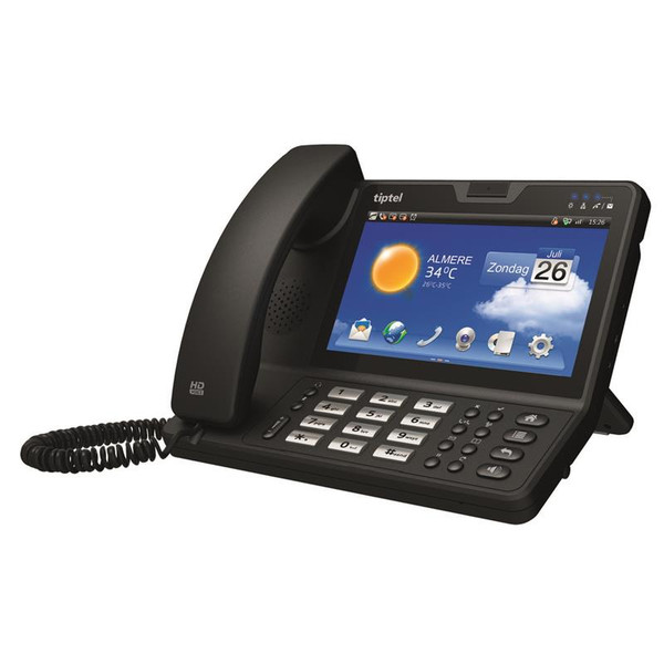 Tiptel 3275 Проводная телефонная трубка ЖК Wi-Fi Антрацитовый IP-телефон