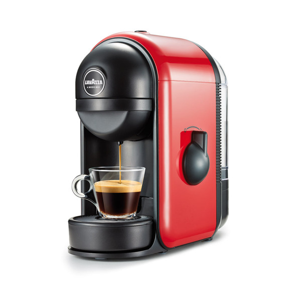 Lavazza MINÙ Отдельностоящий Semi-auto Капсульная кофеварка 0.5л 1чашек Черный, Красный