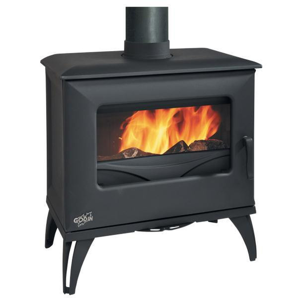 Godin CUBE Firewood Anthracite stove