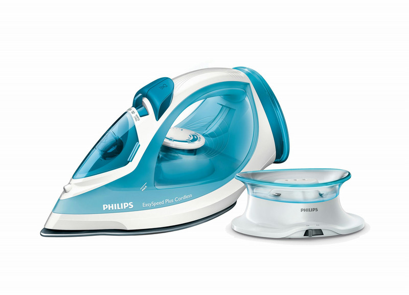 Philips Easyspeed plus cordless GC2080/28 Steam iron 1800W Blue,White iron