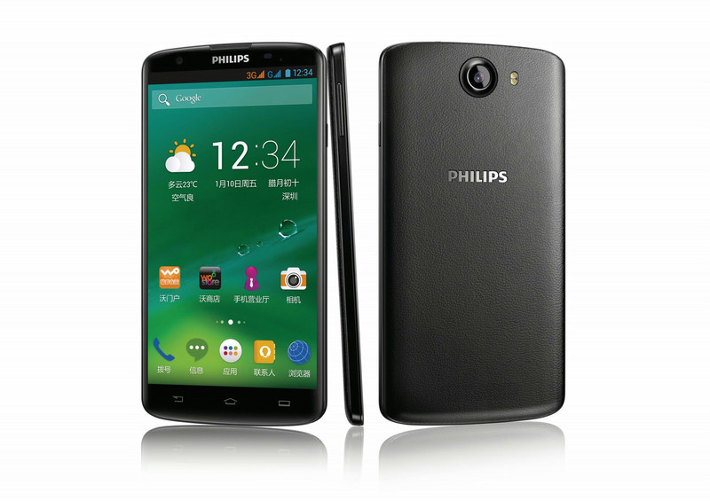 Philips CTI928BK/40 Две SIM-карты 16ГБ Черный смартфон