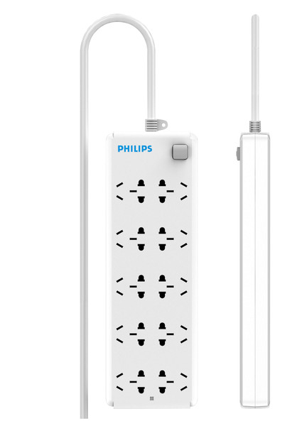 Philips SPS2032S/93 10AC outlet(s) 1.8m surge protector