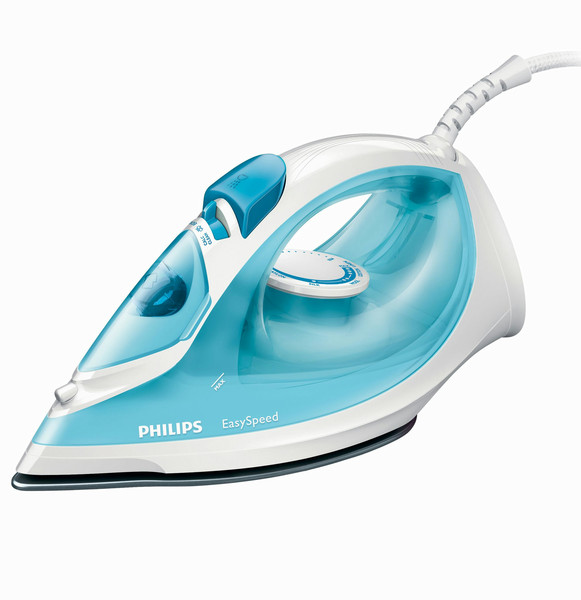 Philips EasySpeed GC1020/28 Steam iron 1400W Blue,White iron