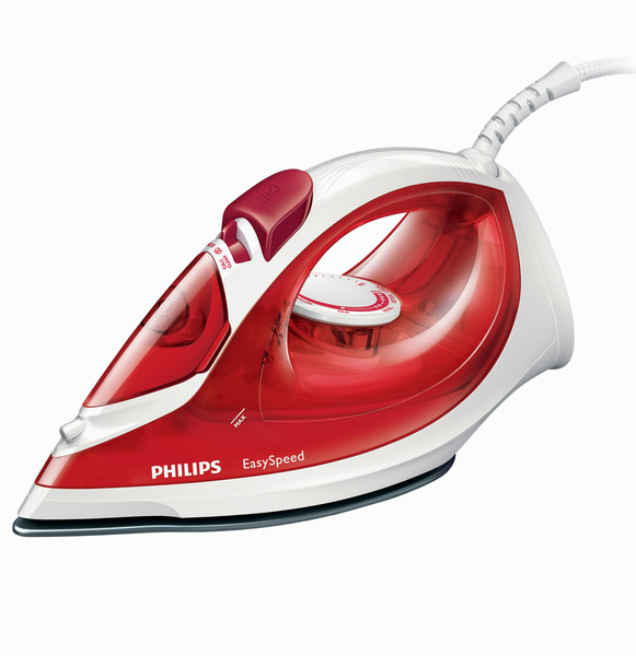 Philips EasySpeed GC1018/48 Steam iron 1400W Red,White iron