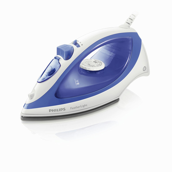 Philips FeatherLight GC1418/48 Steam iron 1000W Blue,White iron