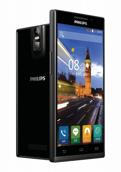 Philips CTI999BK/40 Две SIM-карты 4G Черный смартфон