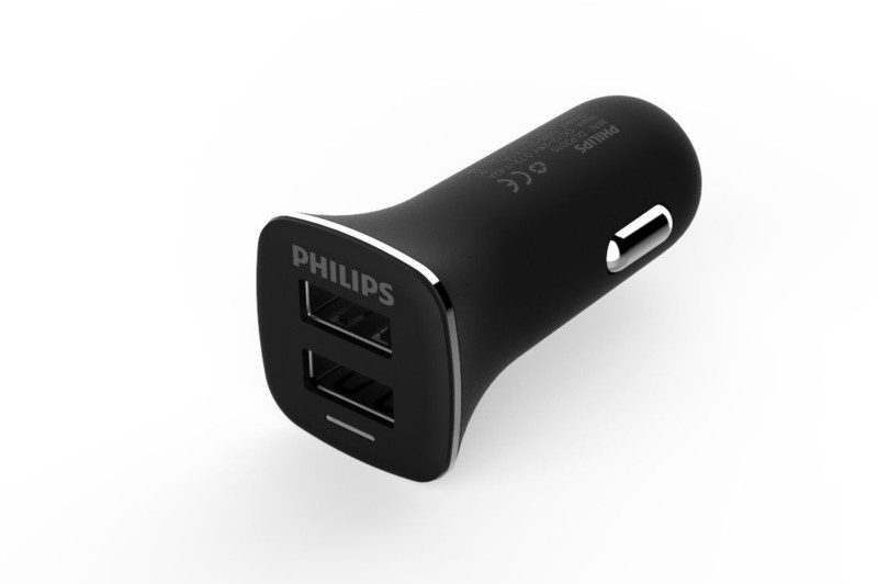 Philips DLP2015/93 Авто Черный зарядное для мобильных устройств