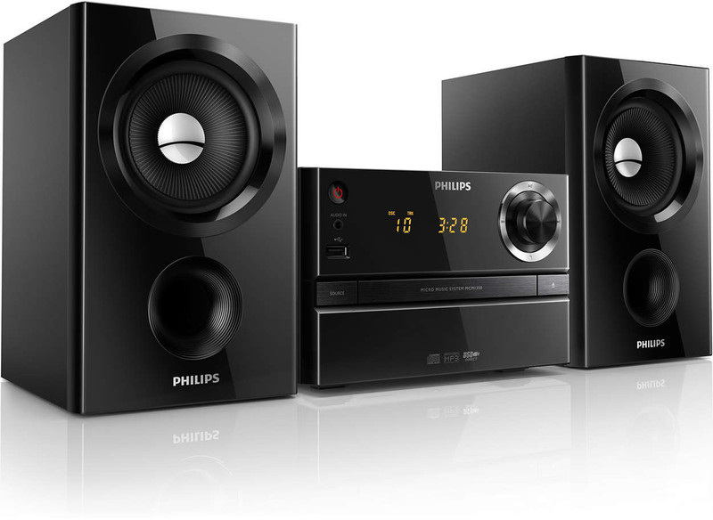 Philips MCM1350/61 Micro set 30Вт Черный домашний музыкальный центр