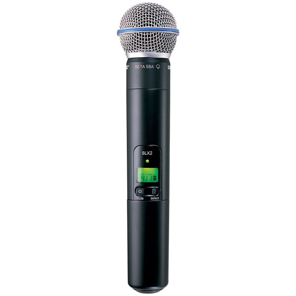 Shure SLX2/BETA58-L4E Studio microphone Беспроводной Черный микрофон