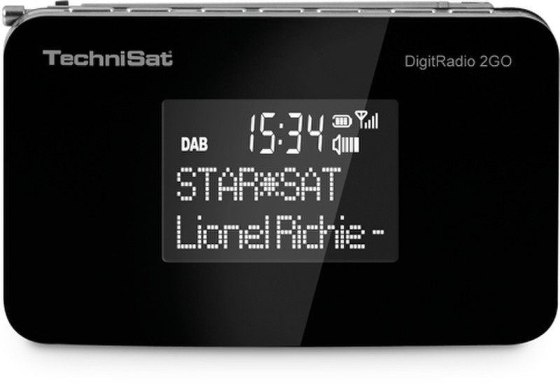 TechniSat DigitRadio 2GO Tragbar Analog & digital Schwarz Radio