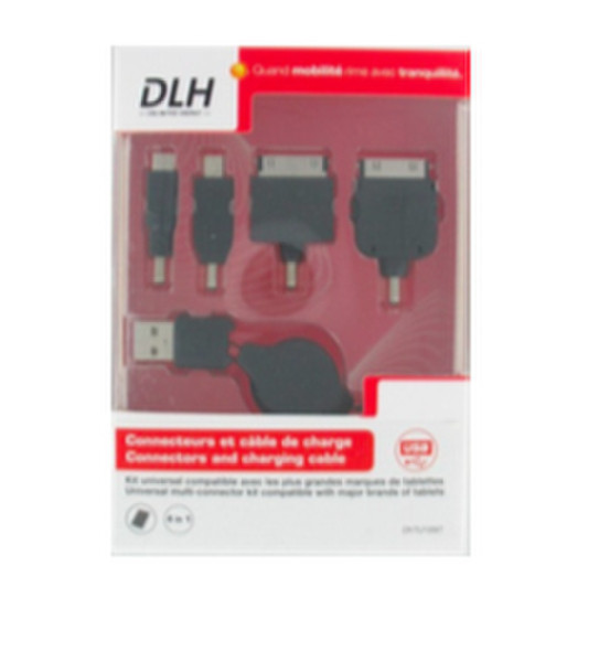DLH DY-TU1297 USB Черный кабельный разъем/переходник