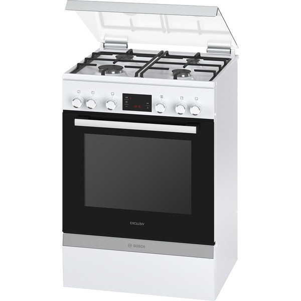 Bosch HGD745228N Отдельностоящий Gas hob A Белый кухонная плита