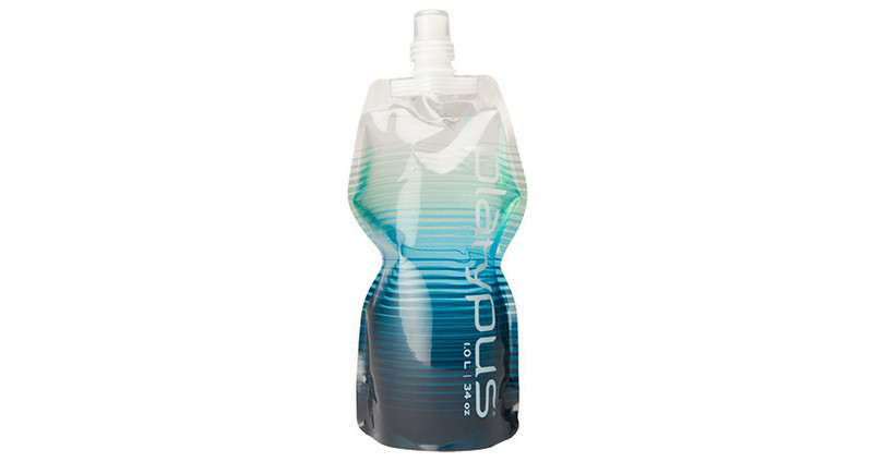 Platypus SoftBottle 1000ml Blue,Transparent drinking bottle