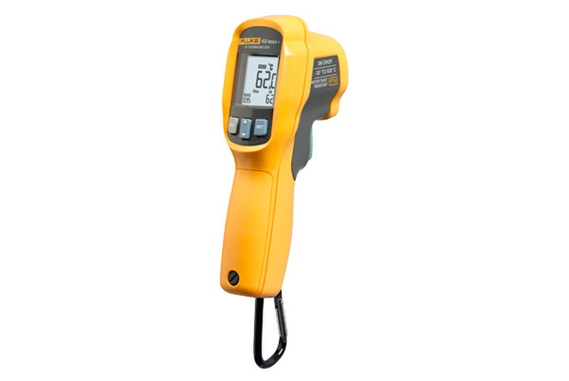 Fluke 62 MAX Infrared environment thermometer Черный, Желтый