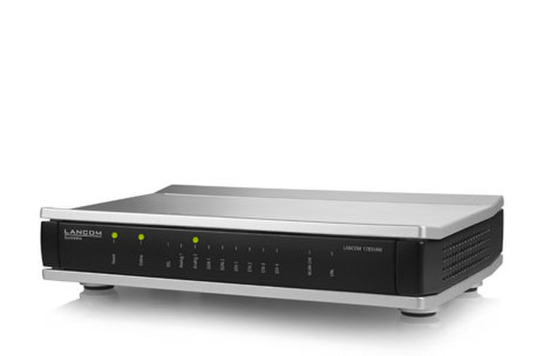 Lancom Systems 1783VAW Dual-Band (2,4 GHz/5 GHz) Gigabit Ethernet Schwarz, Grau