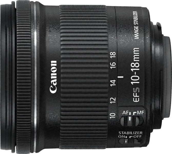 Canon EF-S 10-18mm f/4.5-5.6 IS STM + Filter + 8GB SD SLR Ultra-wide lens Schwarz