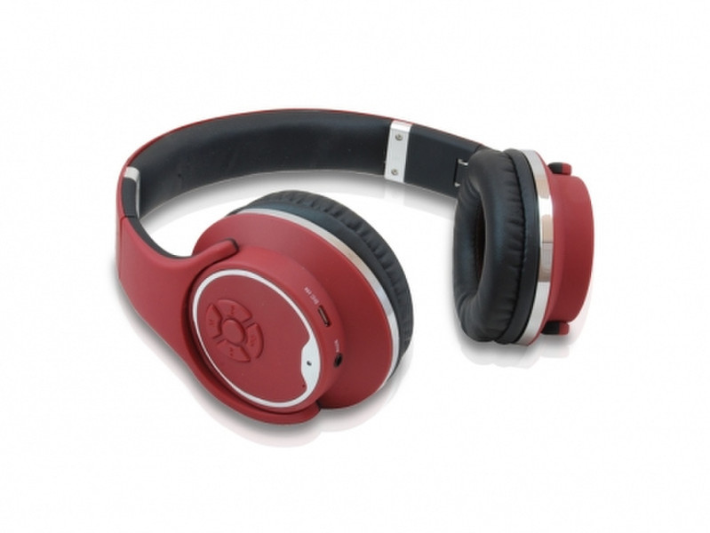 Conceptronic 120831907 Binaural Head-band Black,Red mobile headset