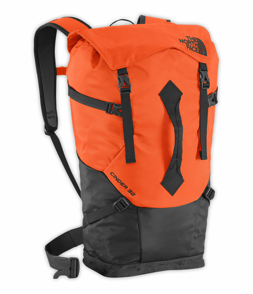 The North Face Cinder Pack Unisex 32L Black,Orange travel backpack