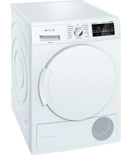 Siemens WT43W4ED freestanding Front-load 8kg A++ White tumble dryer