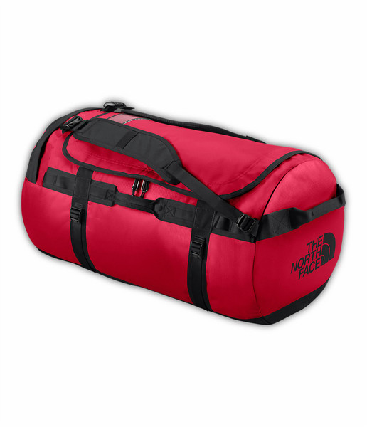 The North Face Base Camp M 69L Nylon,Thermoplastic elastomer (TPE) Black,Red duffel bag