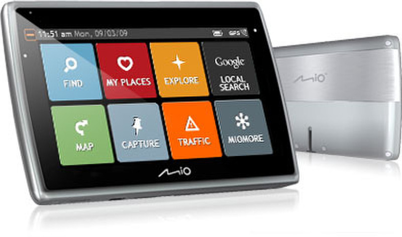 Mio Moov Spirit Flat Fixed 4.7Zoll Touchscreen 160g Navigationssystem
