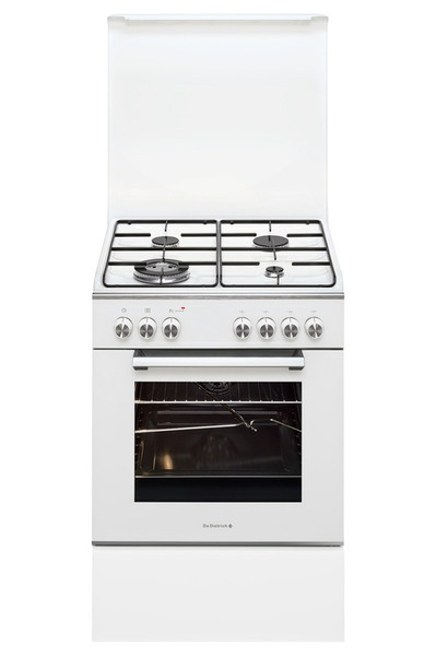 De Dietrich DCG1530W Freestanding Gas hob A White cooker